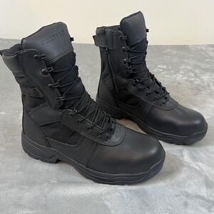 Propper Series 100 WP CT Tactical Boots Mens 13M Black Side Zip Work Shoes